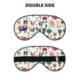 thumbnail image 2 of Uemuo Alpaca Flower Pattern Sleep Eye Mask - Light Blocking Sleep Mask Blocking Out Light Perfectly, Soft and Comfortable Night Eye Mask, Eye Blinder, 2 of 7