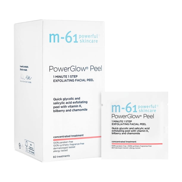 Exfoliante Glow Peel m-61 PowerGlow® Peel 60 tratamientos