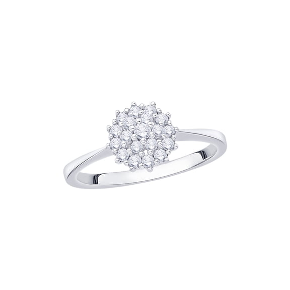 KATARINA Diamond Cluster Fashion Ring in 14K Gold (3/8 cttw, I-J, I1-I2)