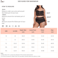 thumbnail image 5 of BIMEI Women's Plus Size 2 Piece High Waist Bandage Bikini Sets Chic Swimsuit Retro Bathing Suit，Black，3XL, 5 of 5