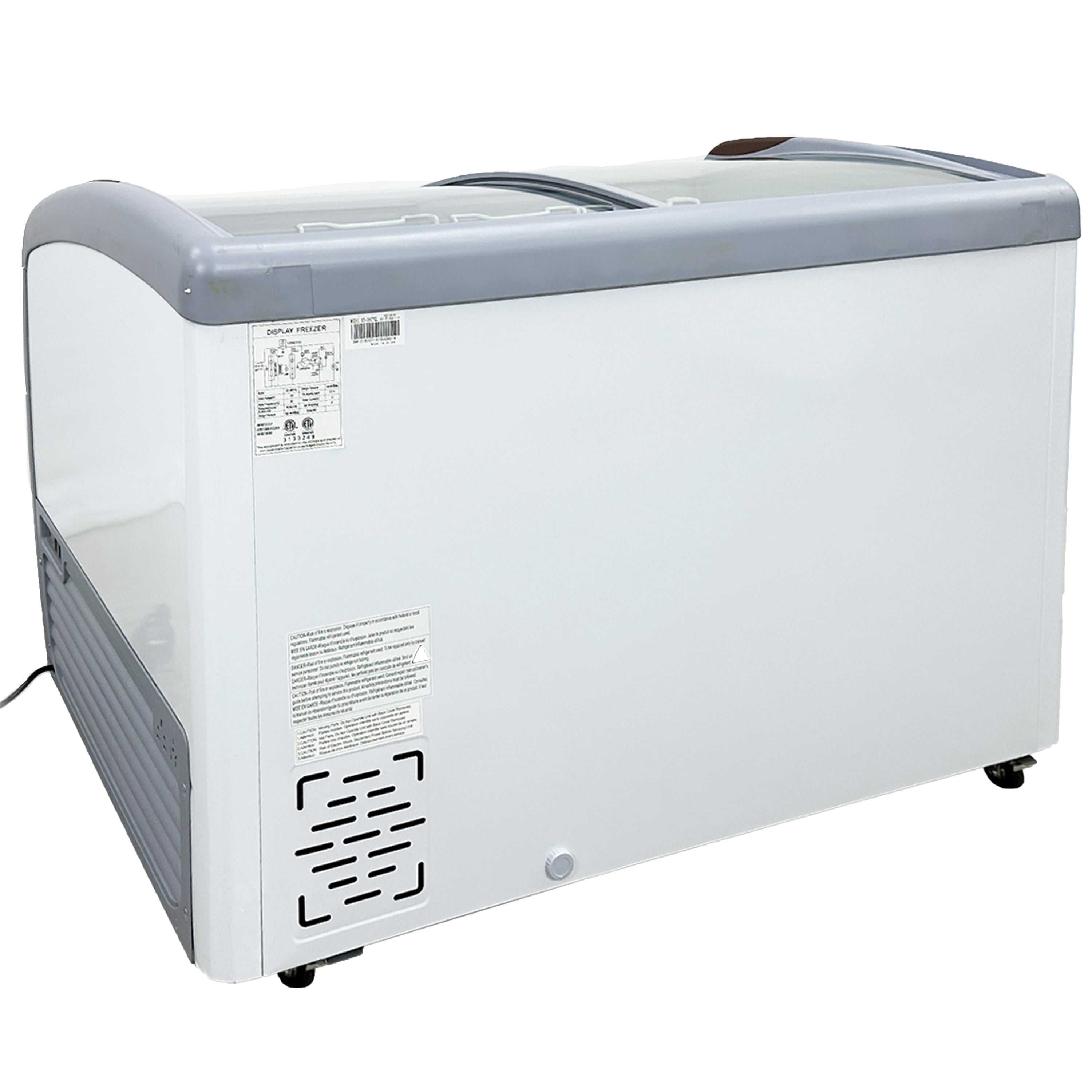 Elite Kitchen Supply 9.2 cu ft Commercial Ice Cream Freezer, White