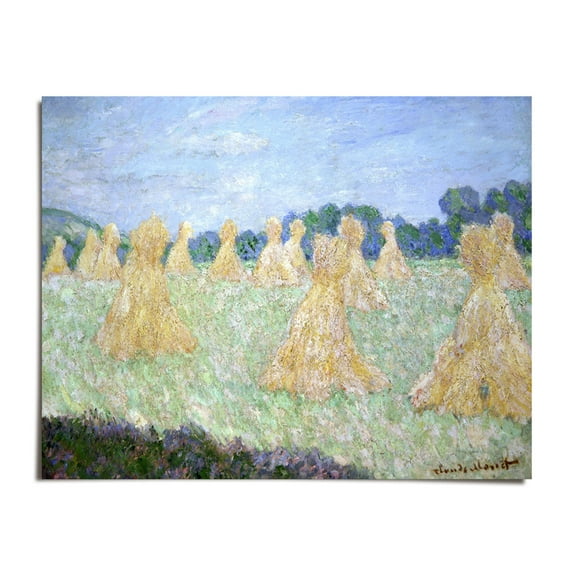 Haystacks 1 - Claude Monet - 8x10 - Wall Art Print - UNFRAMED
