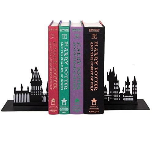 Harry Potter Hogwarts Bookends Decorative Metal Hogwarts School Castle Design