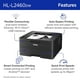 thumbnail image 3 of Impresora láser monocromática compacta inalámbrica Brother HL-L2460DW con impresión dúplex, móvil y blanco y negro | Incluye suscripción de prueba Refresh (1), compatible con Alexa, 3 of 5
