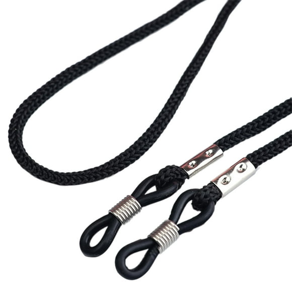 MISSMILE Eyeglasses Strap Adjustable Eye Glasses Holders Around Neck Eyeglass Chains for Women and Men Black