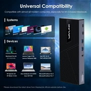 Universal Dock Station, 15-in-1 USB Dock with 100W Charge, HDMI&DP, 10Gbps USB, Gigabit Ethernet