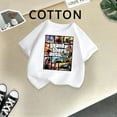 thumbnail image 1 of Vêtements d'Été pour Enfants T-shirt de Sport de Rue en Pur Coton Garçons Filles T-shirt Mode T-shirt Confortable Col Rond T-shirt pour Enfants, 1 of 4