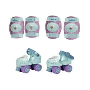Frozen Kids' Adjustable Roller Skates with Pad Set for Boys and Girls