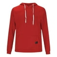 thumbnail image 4 of Men's Fashion Hoodies & Sweatshirts Hoodies For Men Men's Pullover Sweatshirt Hoodie Drawstring Collar Kanga Pocket Fashion Shirts, 4 of 8