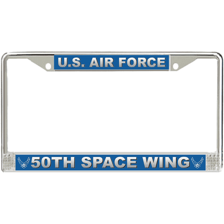 U.S. Air Force 50th Space Wing License Plate Frame