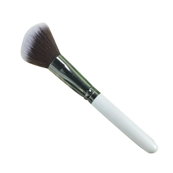 VOKE Foldable Travel Brush Rushes Cow Hair Brush Big round Brush for Blow Drying Real Makeup Brushes Soft Face Powder Foundation Brush Makeup Cosmetic Tool