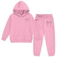 thumbnail image 7 of MuXiKeJi Clothes Girls 2 Pieces Outfits 2t Cartoon Print Long Sleeve Cute Hooded Sweatshirt Top Pocket Elastic Waist Pants Children Unisex 2 Pc Sweatsuit Set, 7 of 7