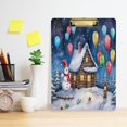thumbnail image 5 of Coolnut Acrylic Clipboards with Low Profile Clip, A4 Standard Size 9" x 12.5" File Holder for Writing Drawing, Clip Boards for Doctors Offices, Christmas House Gifts, 5 of 7