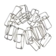 thumbnail image 2 of 40 X Correa de material cuero De La Correa Del De La Tela Ajuste El Deslizador De La Hebilla 32x16m M Hugo Hebilla del bolso del metal, 2 of 10