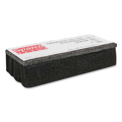 Lorell, LLR1, Chalkboard Eraser, 1 Each, Black