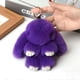 thumbnail image 4 of Rabbits Fur PomPom Bunny Key Chain Cute Cartoon Plush Keychain Pendant for Kids Teens Adults, 4 of 5