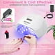 thumbnail image 3 of Lámpara de uñas UV LED NAILGIRLS 220 W con 42 perlas, 3 of 7