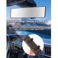 thumbnail image 4 of Snapview – Official Snapview Panoramic Clip-On Rearview Mirror, Reinforced Abs Frame & Thickened Mirror, Expand Your View and Reduce Blind Spots, Snap-On Clip System, Fits All Cars, 4 of 7