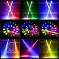 thumbnail image 2 of 7R 230W Zoom Moving Head Beam Stage Spot Light 15 Gobos 14 Colors Disco Party Stage Lights 2 Pack, 2 of 6