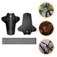 thumbnail image 2 of Shisuyan 1 Set of Mountain Bike Mudguard Front and Rear Bike Mudguard Practical Cycling Mudguard, 2 of 8