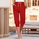 thumbnail image 1 of Karight Women's Capri Sweatpants Joggers Casual Sports Cropped Lounge Pants High Waisted Athletic with Pockets, 1 of 6