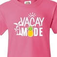 thumbnail image 4 of Inktastic Vacay Mode with Palm Trees Sun and Pineapple Youth T-Shirt, 4 of 5