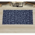 thumbnail image 1 of Vintage Decorative Rug, Monochrome Style Classic Victorian Inspired Rococo Motif Repetition, Quality Carpet for Bedroom Dorm and Living Room, 6 Sizes, Navy Blue, by Ambesonne, 1 of 1