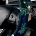 thumbnail image 5 of Christmas Sleigh 14.5 Inch Printing PVC Leather Auto Accessories Car Steering Wheel Cover, 5 of 6