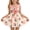 Pink, variant on Vornjynx Girls Flare Dress Cute Bowknot Sleeveless Crew Neck Summer Casual Breathable Dress Yellow Size 5t