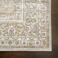 thumbnail image 4 of Nuloom Sia SplashGuard Vintage Floral Machine Washable Area Rug, 2' 6" x 8', Runner, Sia Beige, 4 of 9
