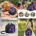 thumbnail image 3 of HUIACONG Galaxy Black Cat Backpack for Boys and Girls, Lightweight 17 Inch School Bag 4PCS Set with Lunch Bag, Water Bottle Bag and Big Pencil Case, Multi-Compartment Bookbag for Kids, 3 of 7