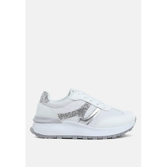 Tapers Glitter Detail Chunky Sneakers