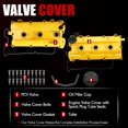 thumbnail image 3 of Kit de Tapa de Válvulas MITZONE de Aluminio Amarillo para Nissan VQ35DE, 3 of 7