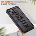 thumbnail image 2 of FESIGN For iPhone 15 / iPhone 15 Pro / For iPhone 15 Plus / iPhone 15 Pro Max Case Shockproof Protective Hybrid Rubber Case with Kickstand Thin Slim Fit Phone Case Cover, iPhone 15 Pro, Black, 2 of 5