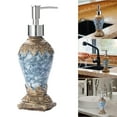 thumbnail image 3 of Botella dispensadora con bomba de resina, botellas vacías reutilizables, dispensador de bomba de jabón, loción Azul, 3 of 9