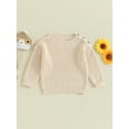 thumbnail image 2 of Bagilaanoe Toddler Baby Girl Boy Knitted Sweater Long Sleeve Pullover 3M 6M 12M 18M 24M 3T Kids Warm Jumpers Tops Fall Loose Knitwear, 2 of 9