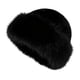 thumbnail image 3 of Gorro ruso para mujer, estilo pescador, de felpa, para invierno, para moto y nieve. Negro, 3 of 9