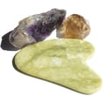 thumbnail image 4 of Herramienta de masaje para raspar Guasha - Tablero de Jade Gua Sha - Herramienta de raspado tradicional para antienvejecimiento - Guasha de piedra natural - para una piel sedosa, suave y hermosa, 4 of 5