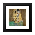 thumbnail image 2 of Gustav Klimt 15x15 Black Modern Framed Museum Art Print Titled - The Kiss (Lovers) (1908), 2 of 5