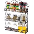 thumbnail image 2 of 43 Tier Spice Rack Organizer for Cabinet Spice Rack Organizer for 4oz Spice Jar, Spice Rack Wall Mount Black Hanging Spice Rack, 2 of 5