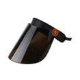 thumbnail image 3 of Máscara de soldadura Soldador de soldadura Masquía Monta montado en la cabeza Montaje portátil portátil Premium Cubierta de la cara práctica cara Hebilla del marrón negro W, 3 of 9