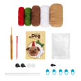thumbnail image 1 of de ganchillo para principiantes, conjunto de manualidades con hilo de ganchillo para niños y adultos, paquete de iniciación de ganchillo hecho a Perro mayimx Ganchillo De Conejito En Maceta, 1 of 9