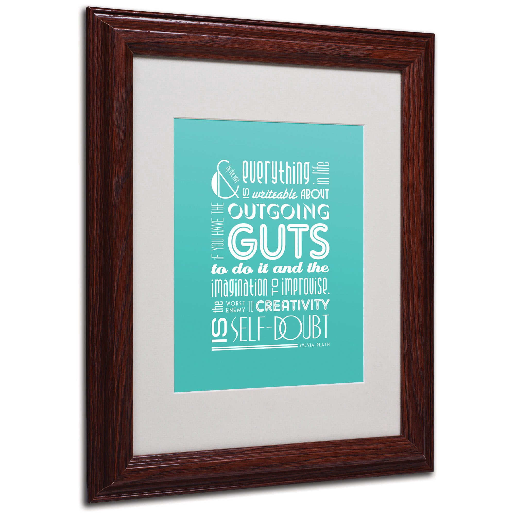 Trademark Fine Art "Outgoing Guts III" Canvas Art by Megan Romo, Wood Frame
