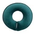 thumbnail image 2 of Almohada para masaje facial boca abajo, soporte facial de espuma viscoelástica, ligera y multiusos para salón de belleza. Verde oscuro, 2 of 9