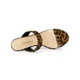 thumbnail image 4 of BLISSFUL STEP Women's Clear Strap High Heels Slides Sandals, 4 of 7