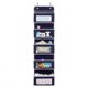 thumbnail image 1 of Over The Door Organizer,5-shelf Fabric Wall Mount Storage With Pvc Clear Window,over Door Hanging Organizer For Bathroom, 1 of 5