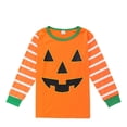 thumbnail image 4 of Conjunto de pantalones y camiseta de manga larga a juego con estampado de Halloween para niños, 4 of 9
