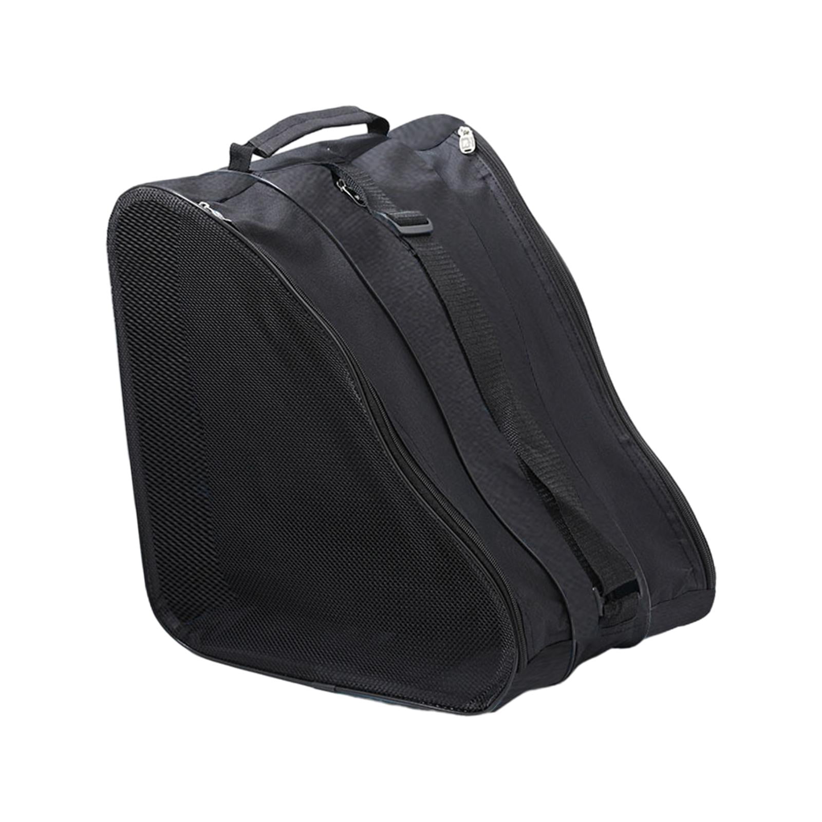 Skating Shoes Bag Durable Skates Storage Bag Ice Skates Bag Roller Skates Bag Black