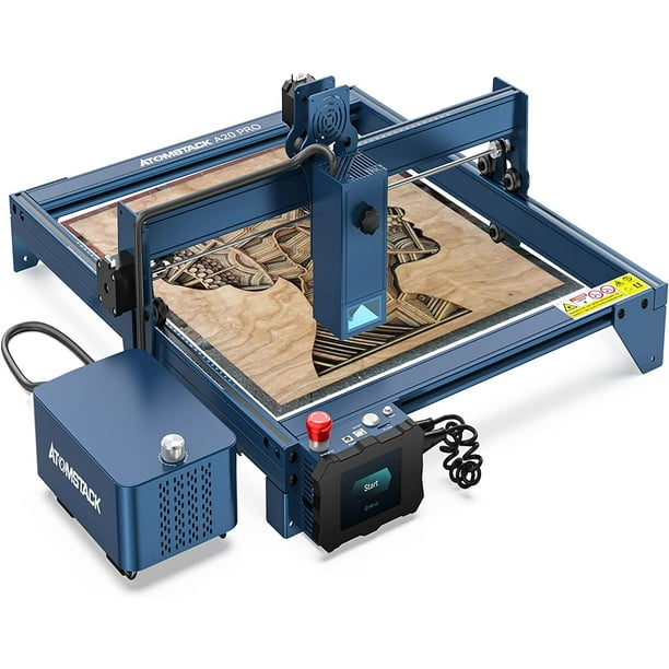 ATOMSTACK A20 Pro Laser Engraver 130W, 20W Optical Power Laser Cutter with F30 Pro Air Assist