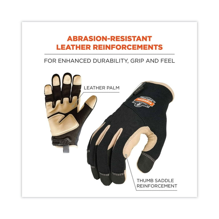 ProFlex 710LTR Heavy-Duty Leather-Reinforced Gloves, Black, Small, Pair, Ships in 1-3 Business Days ProFlex 710LTR Heavy-Duty Leather-Reinforced Gloves, Black, Small, Pair, Ships in 1-3 Business Days